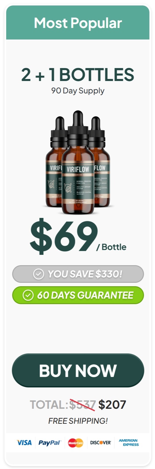 ViriFlow Pricing